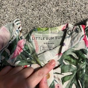 9-12 month Little Bum Bums ruffle romper